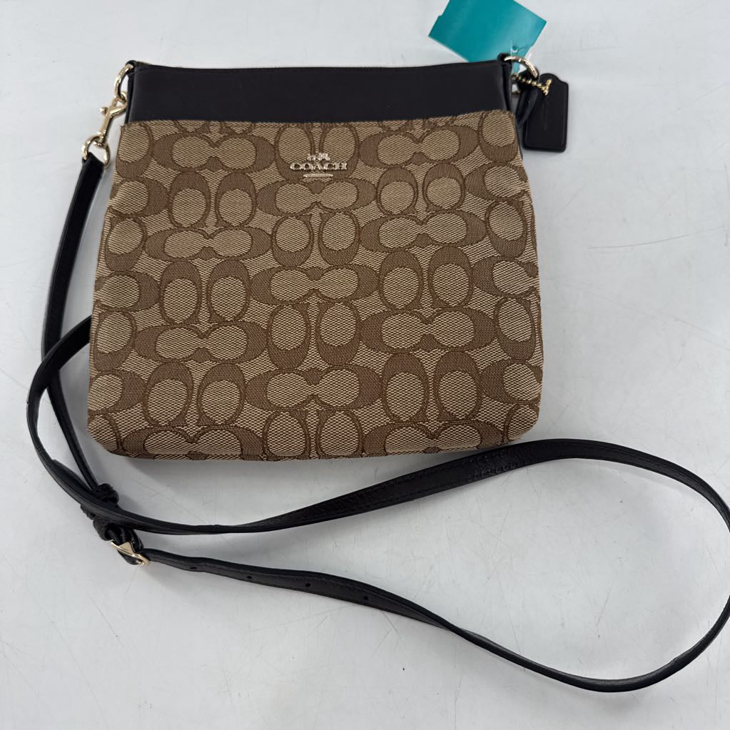 signature canvas crossbody