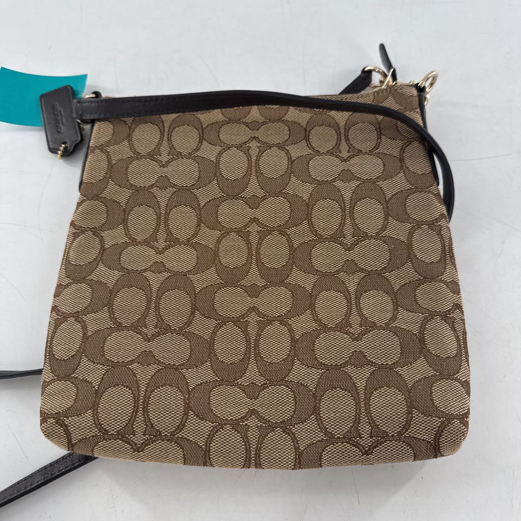 signature canvas crossbody
