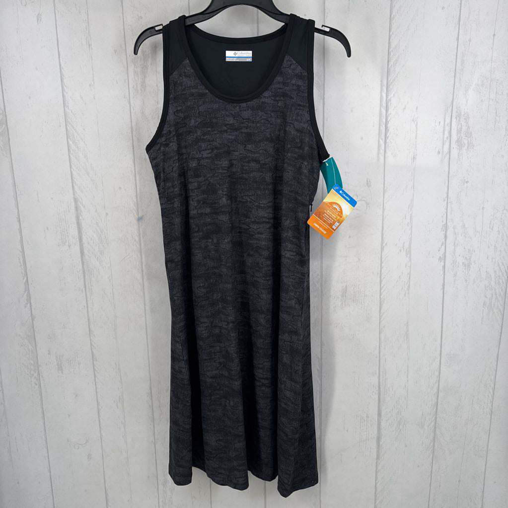 R65 S/P slvls camo print athleisure dress