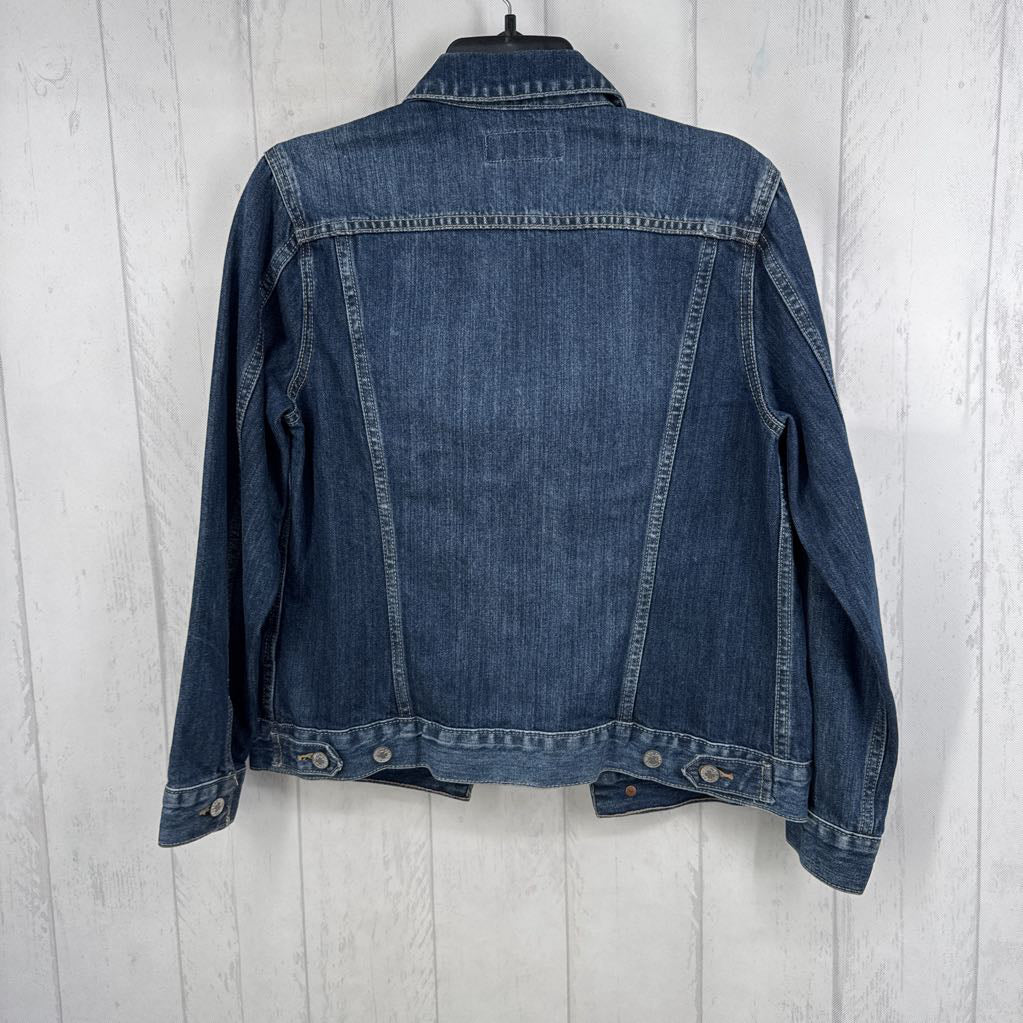 M l/s button jean jacket