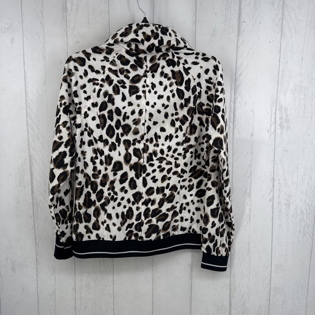 R99 S l/s animal print zip jacket