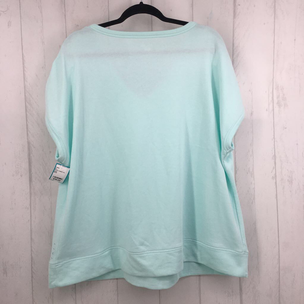 18/20 v-neck s/s top