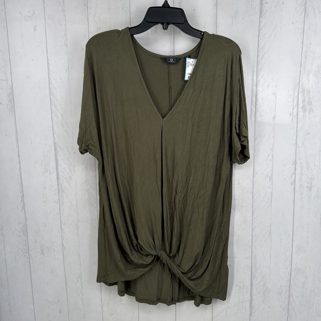 Front Twist V-Neck s/s