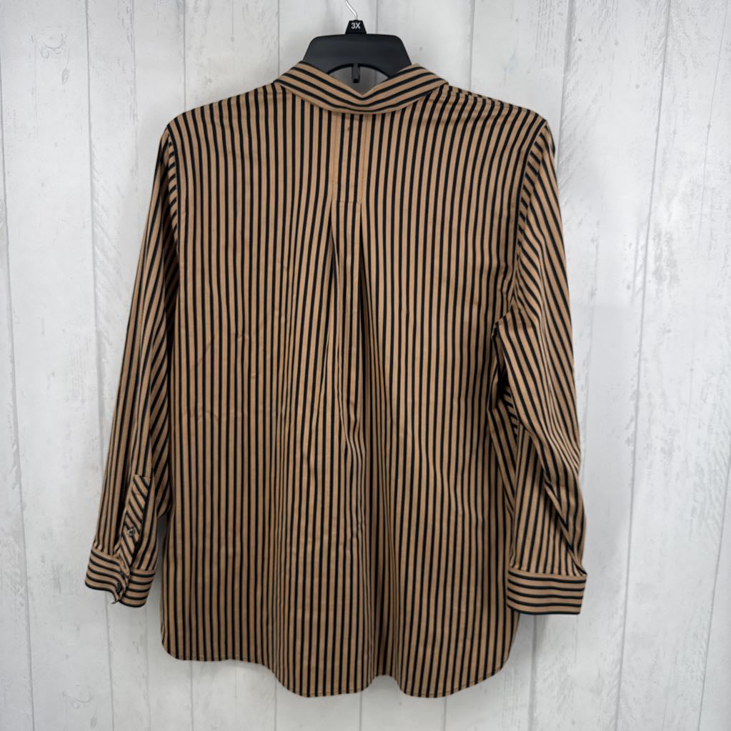 Non-Iron Stretch Diagonal Stripe Button Down