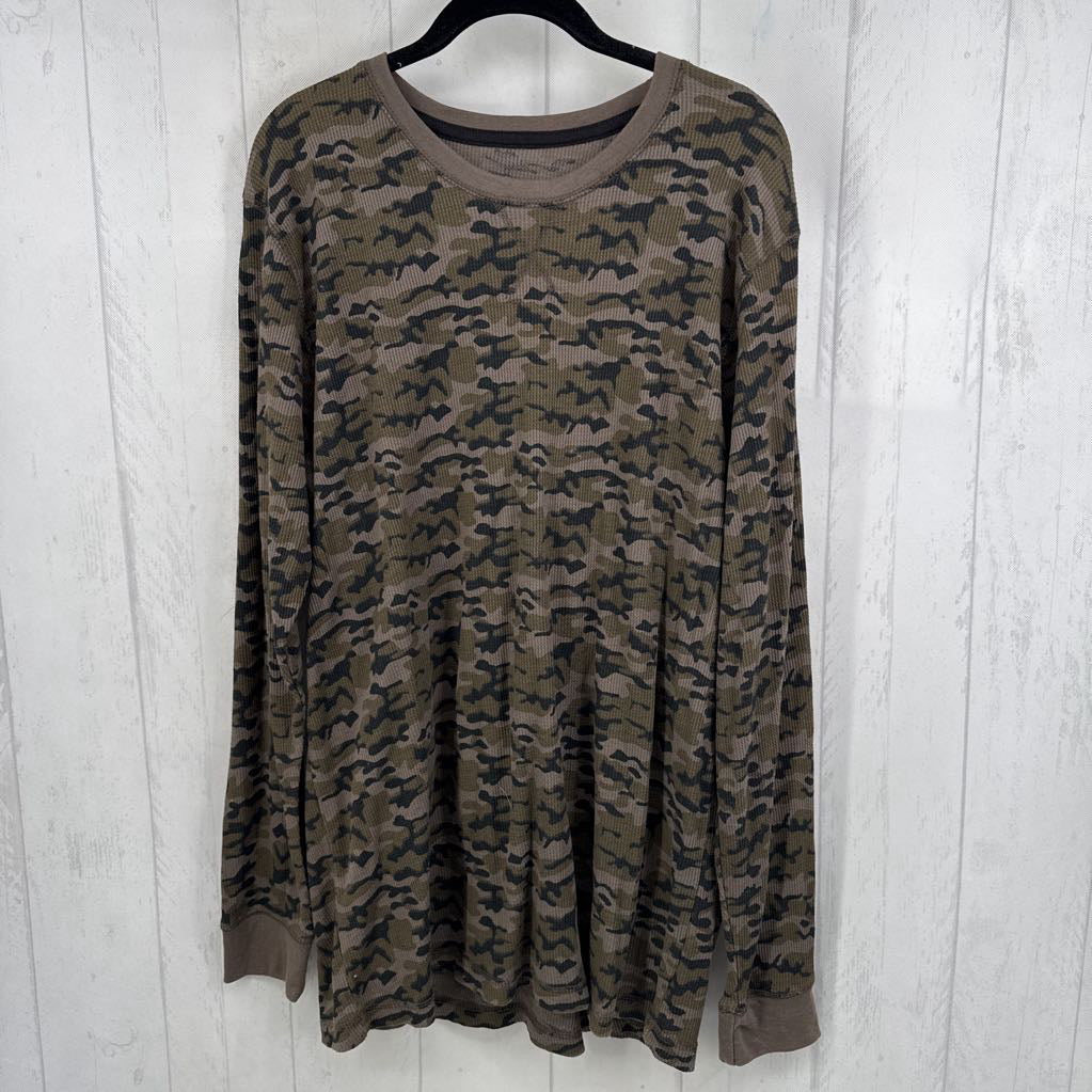 Camo Waffle Knit L/s