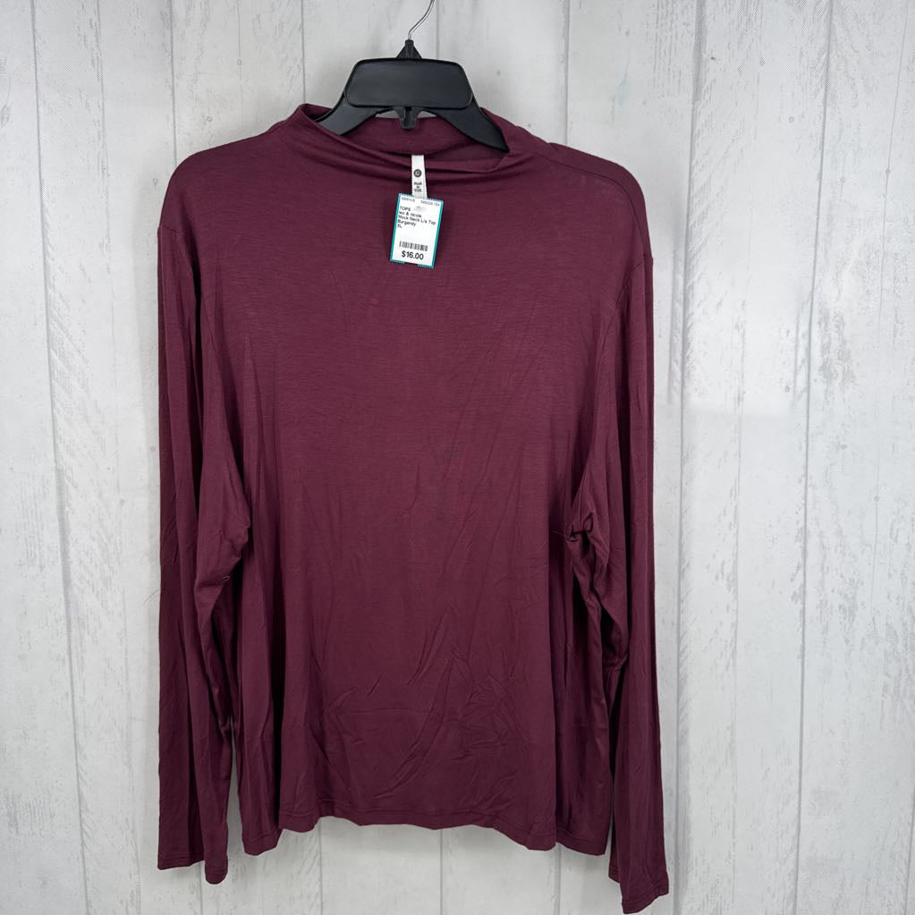 Mock Neck L/s Top