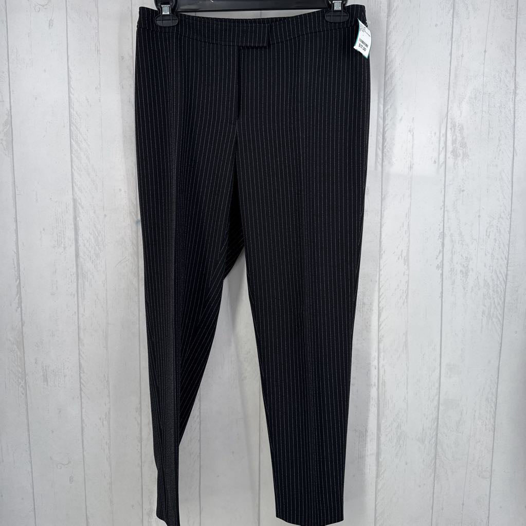 10 pinstripe straight leg pant
