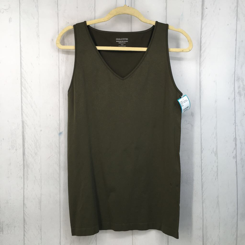 2X/3X v-neck tank