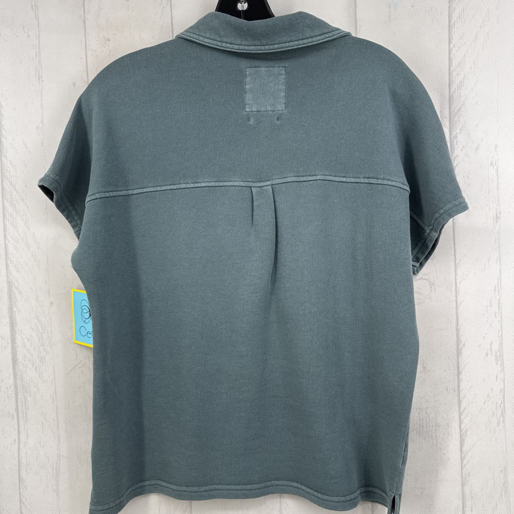 S button down s/s top