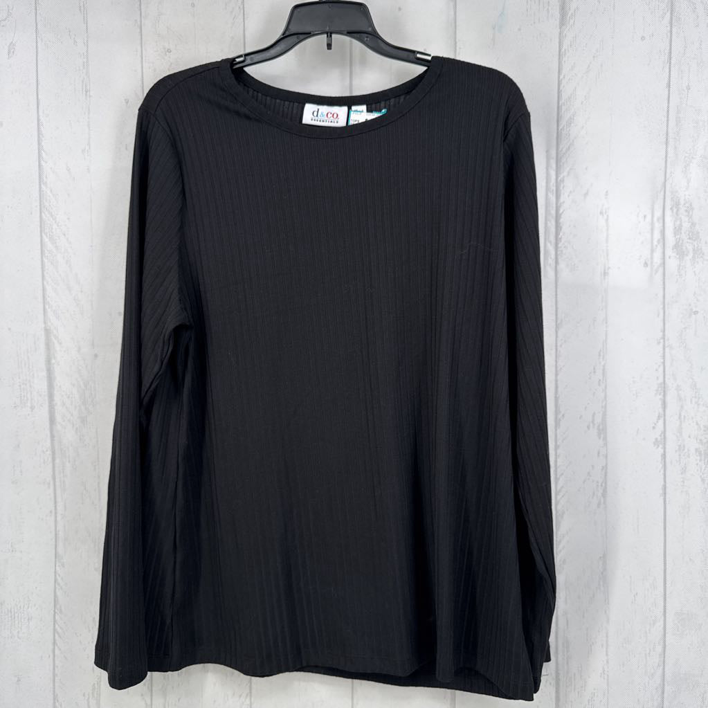 L ribbed l/s top