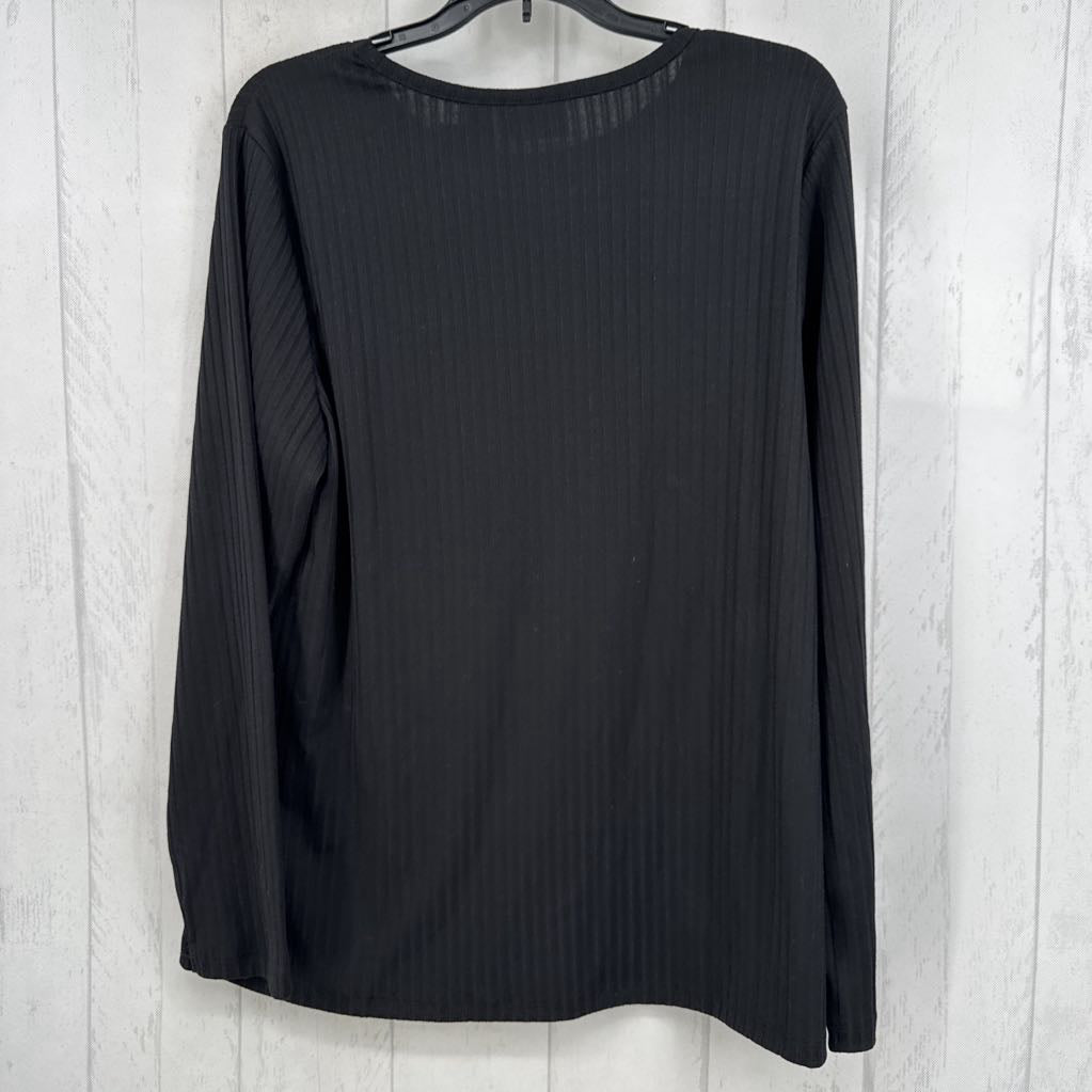 L ribbed l/s top