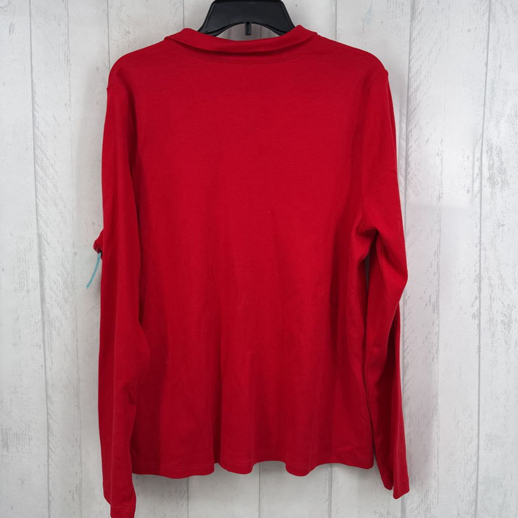 L button down l/s top