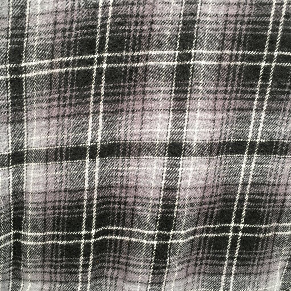 XL plaid button down l/s top