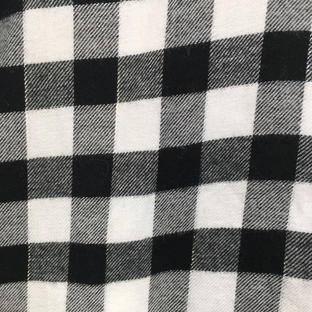 XL flannel plaid button down l/s top