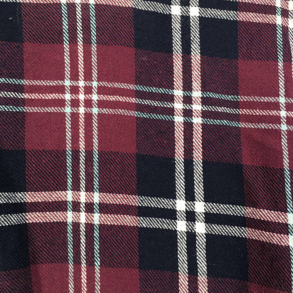 XL plaid button down l/s top