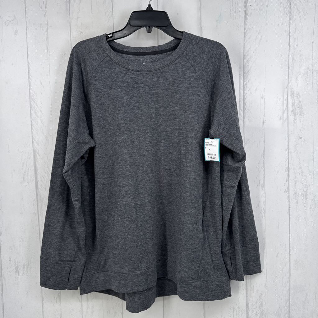 L crewneck l/s tee