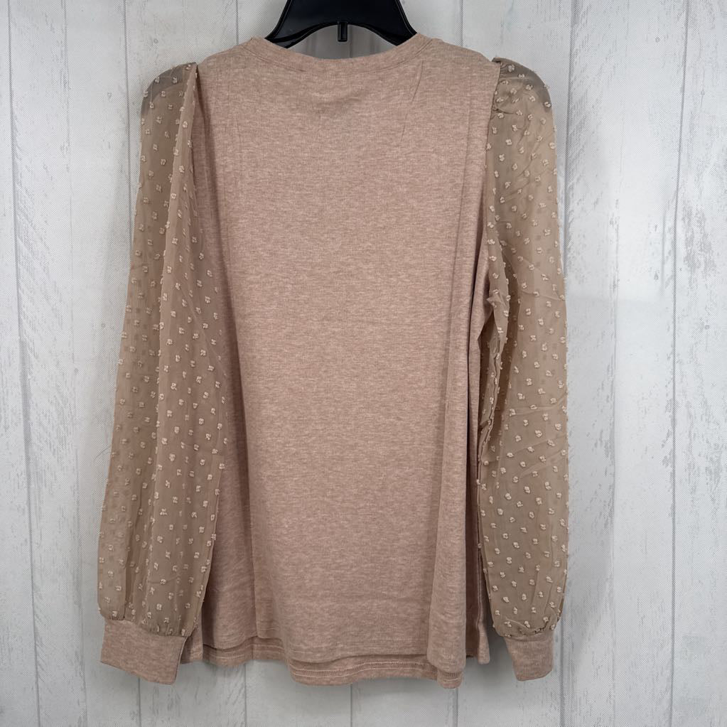 M swiss dot l/s tee