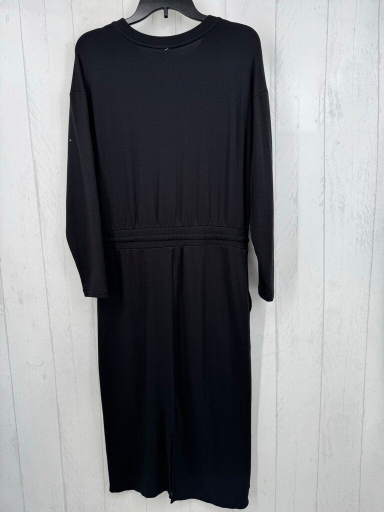 M drawstring waist l/s dress