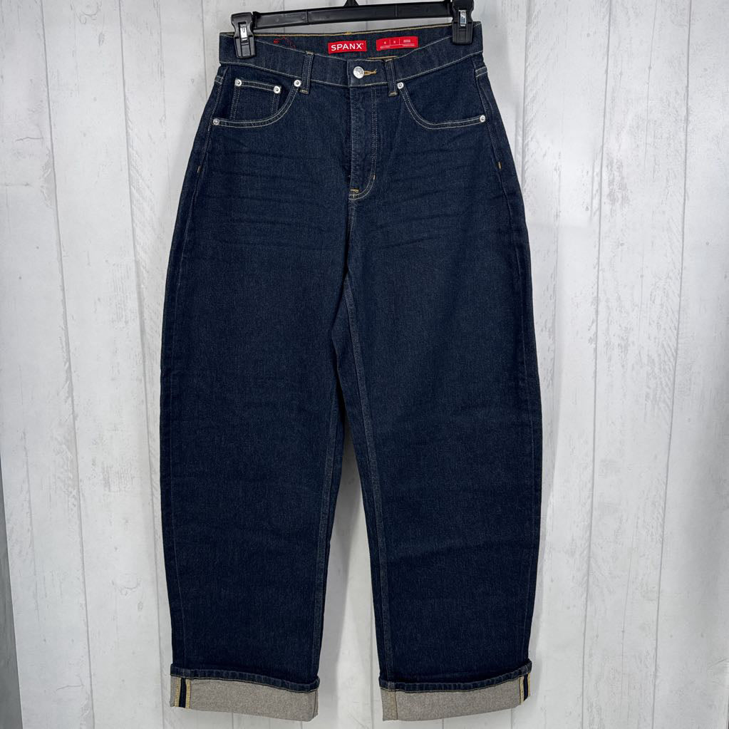 M cuffed wide leg jean