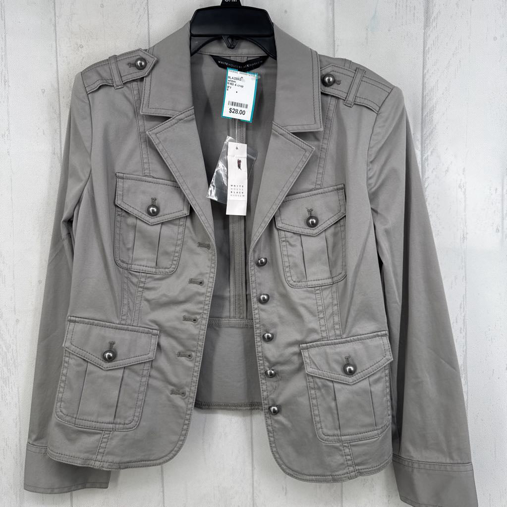 R150 4 crop military jacket