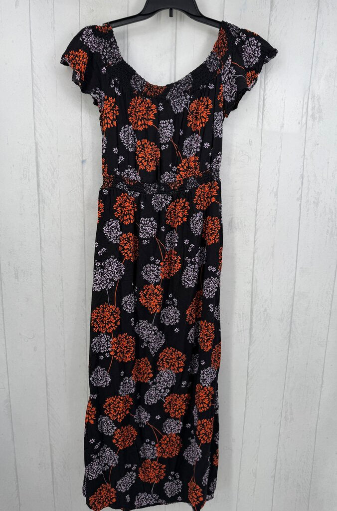 M flo print flutter slv dress