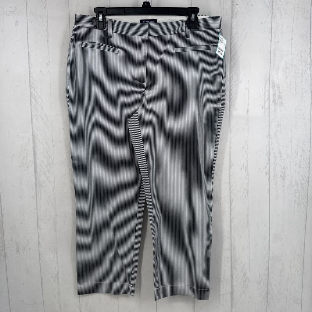 12 seersucker crop pant