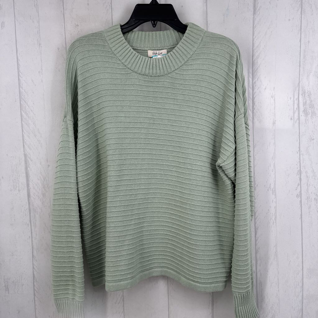 XL rib knit sweater