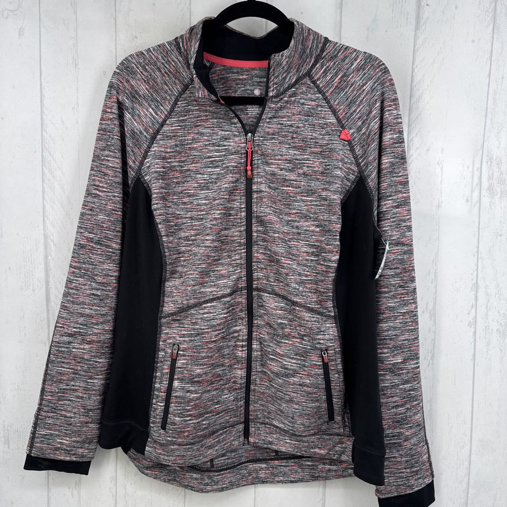 XXL marled zip-up jacket