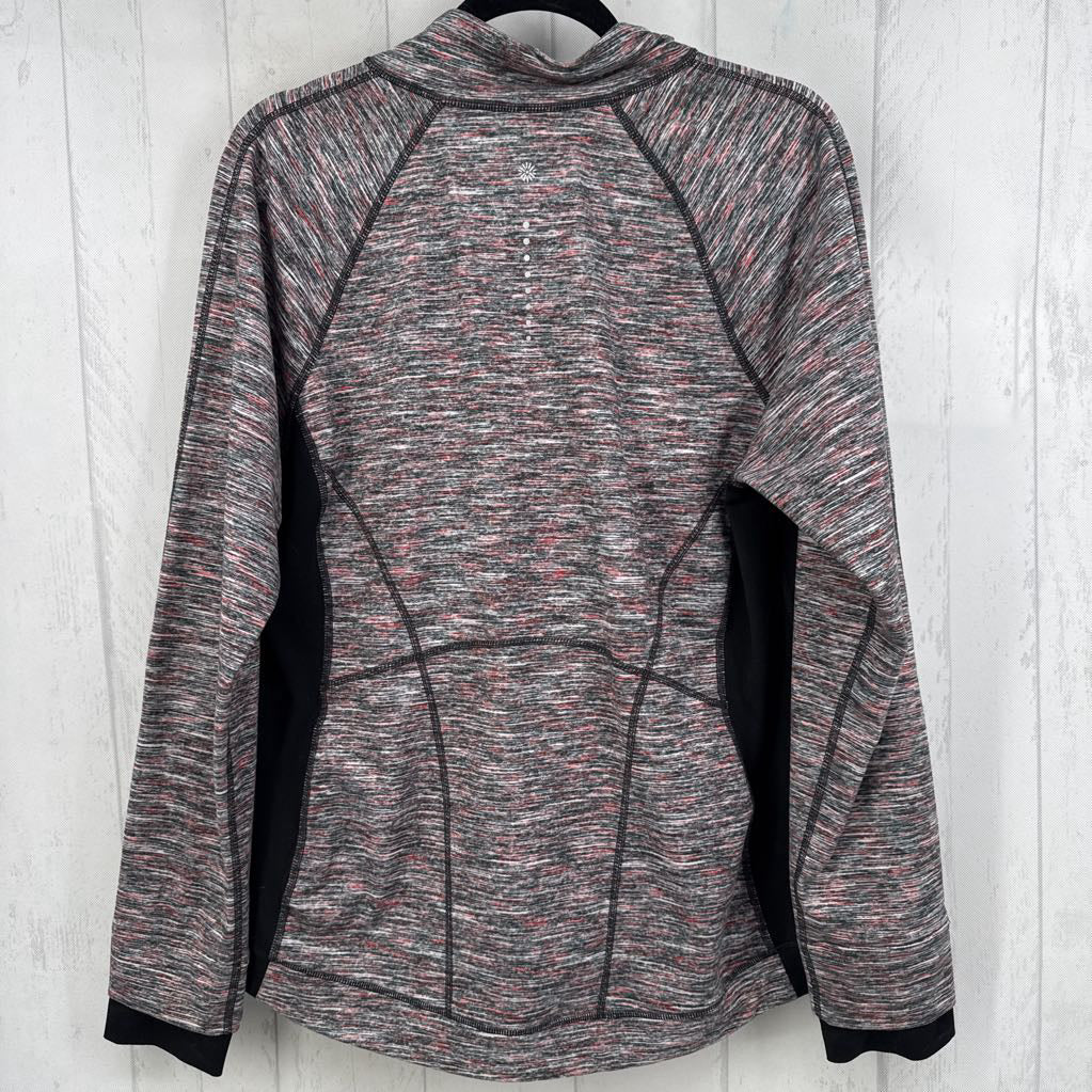 XXL marled zip-up jacket