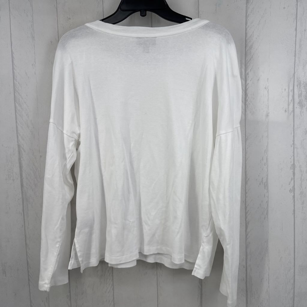 XLp button accent l/s tee