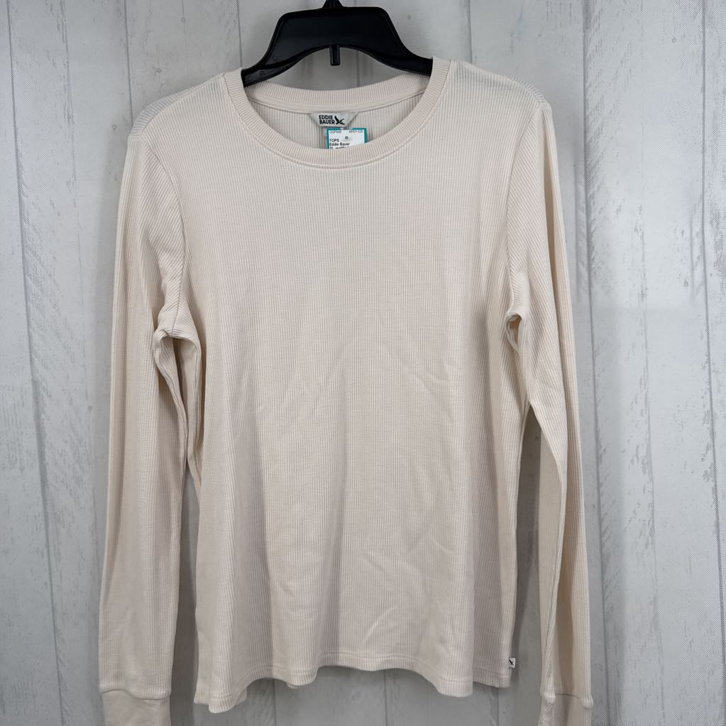 XL waffle knit l/s top