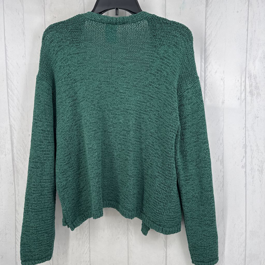 L open front cardi