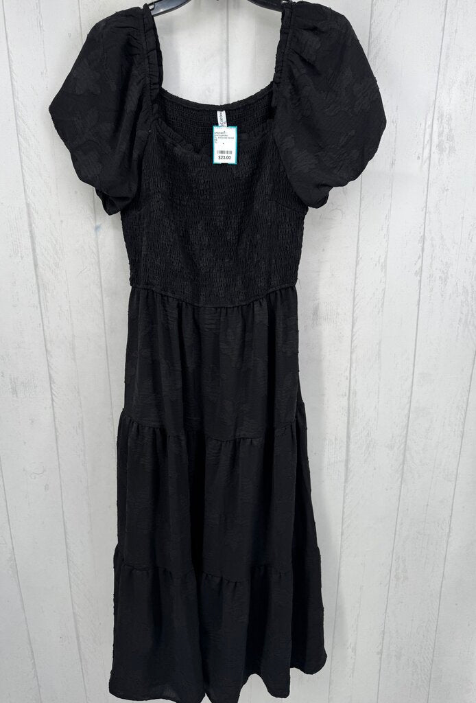 XL smocked tiered s/s dress