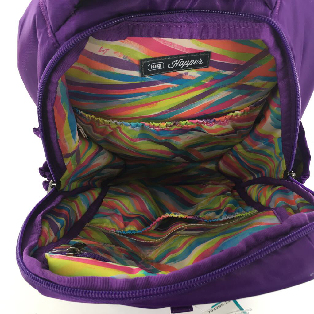 nylon quilted backpack