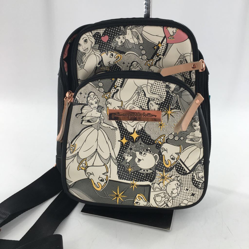 disney beauty & the beast pop art criss-cross slingbag