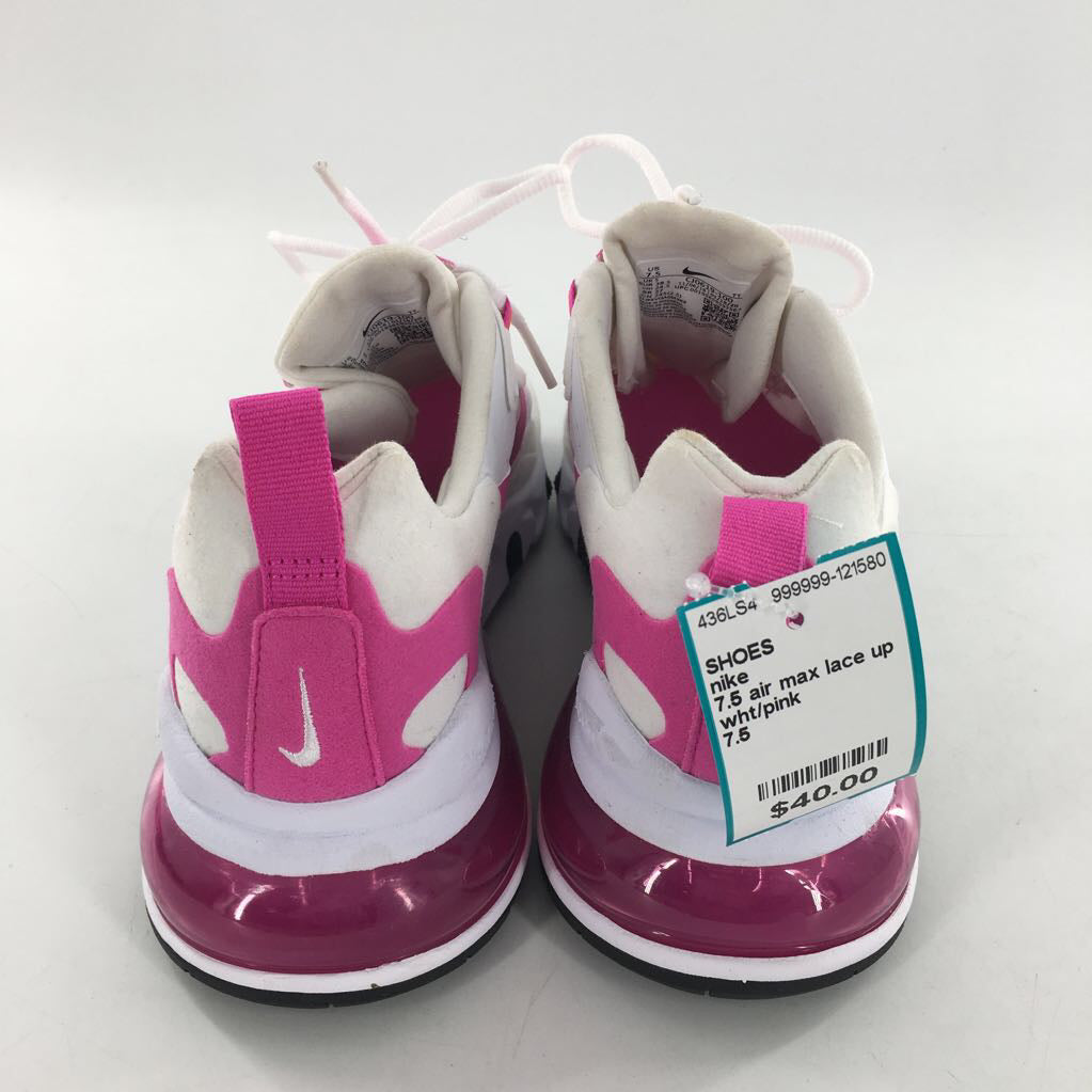 7.5 air max lace up sneakers