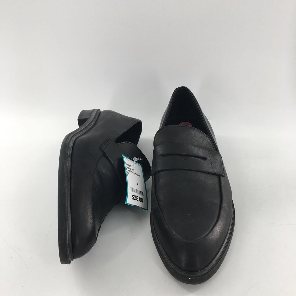 9 leather pointed toe loafer