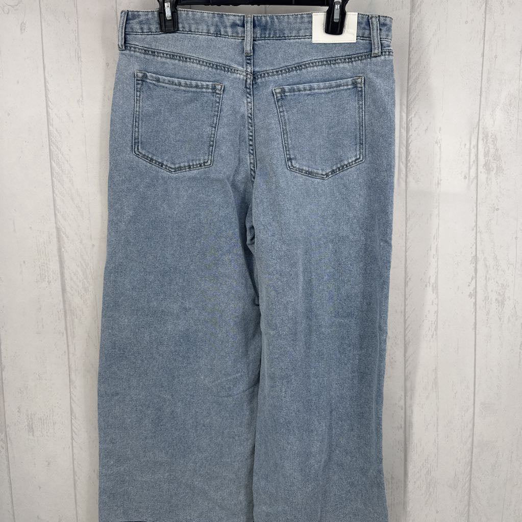 R89 10 wide leg crop jean