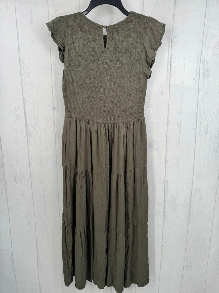 M smocked tiered s/s dress