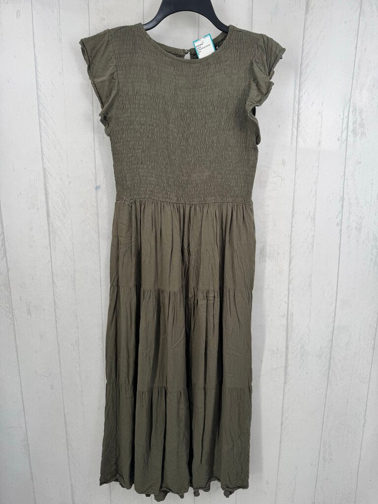 M smocked tiered s/s dress