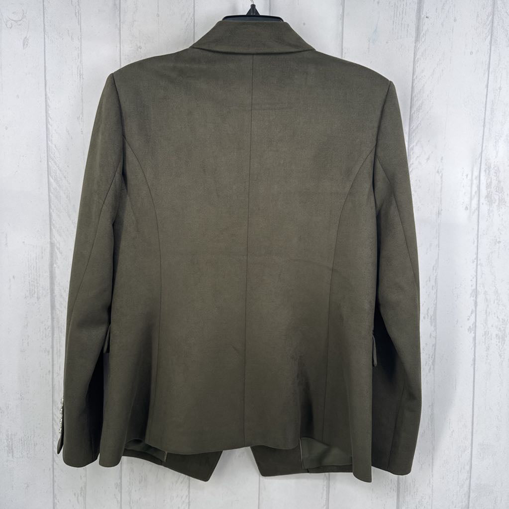 R195 12 suede blazer