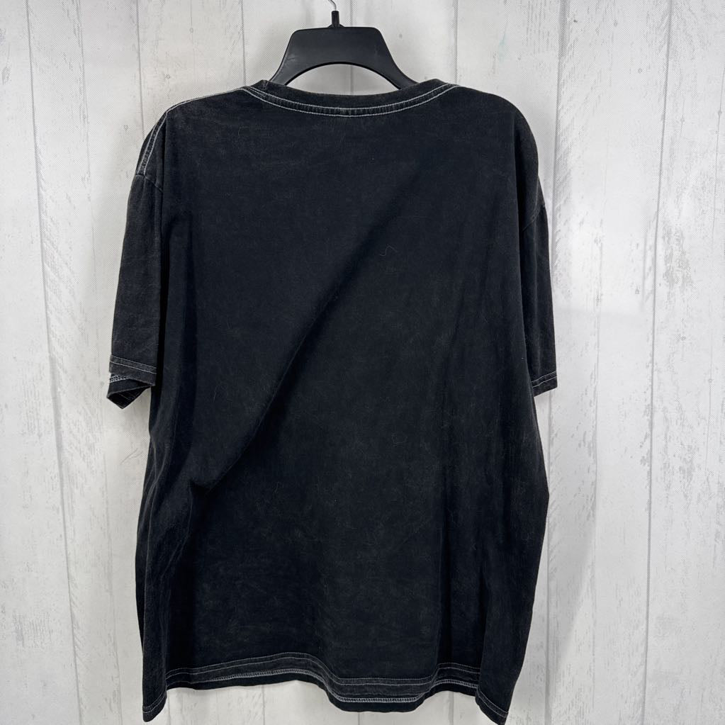 XL s/s flower print just one more chapter t-shirt