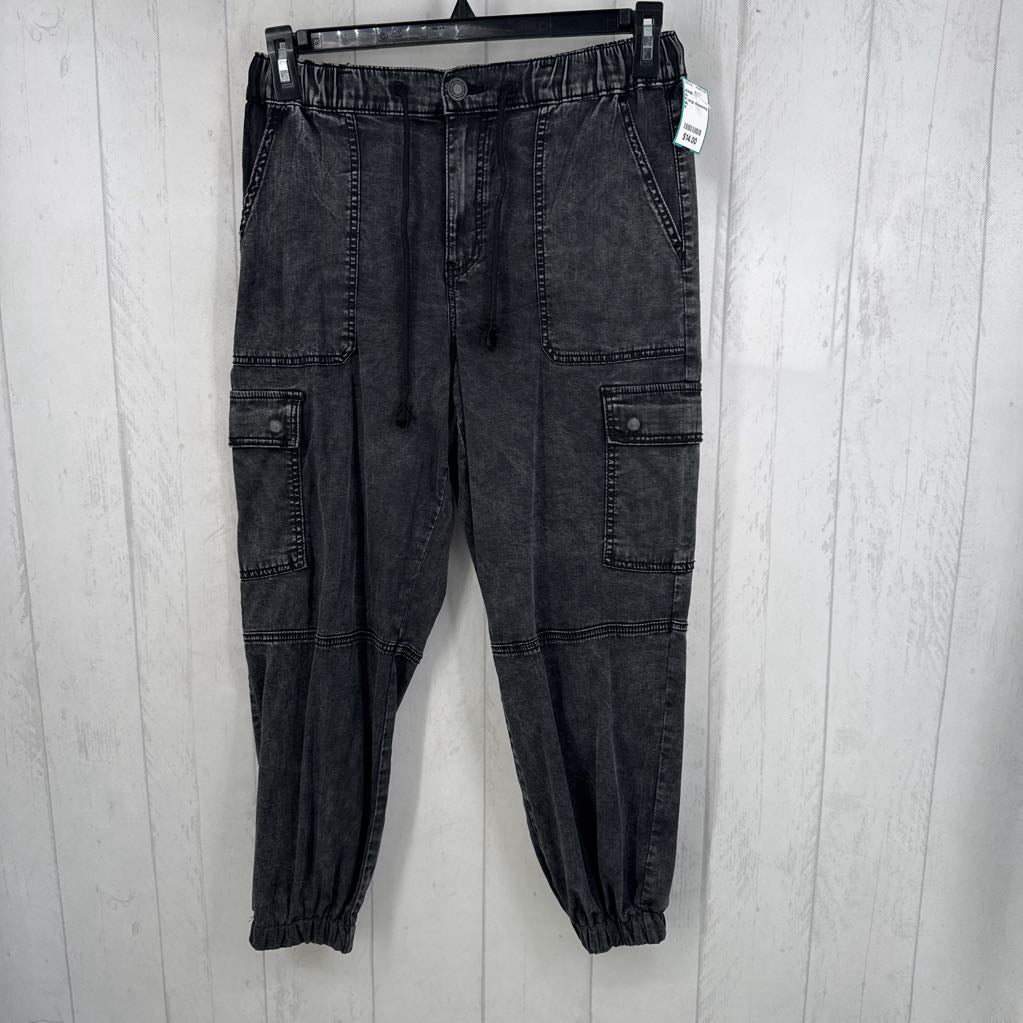 M cargo drawstring jeans