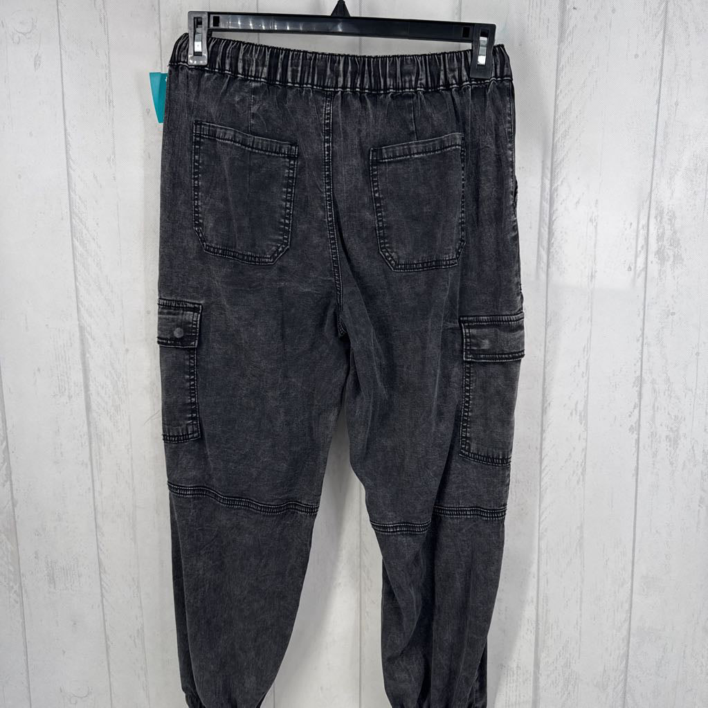 M cargo drawstring jeans