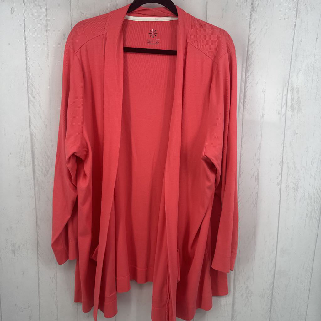 3xl l/s open cardigan