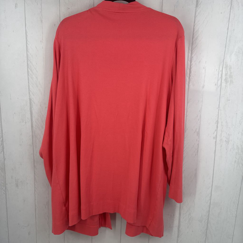 3xl l/s open cardigan