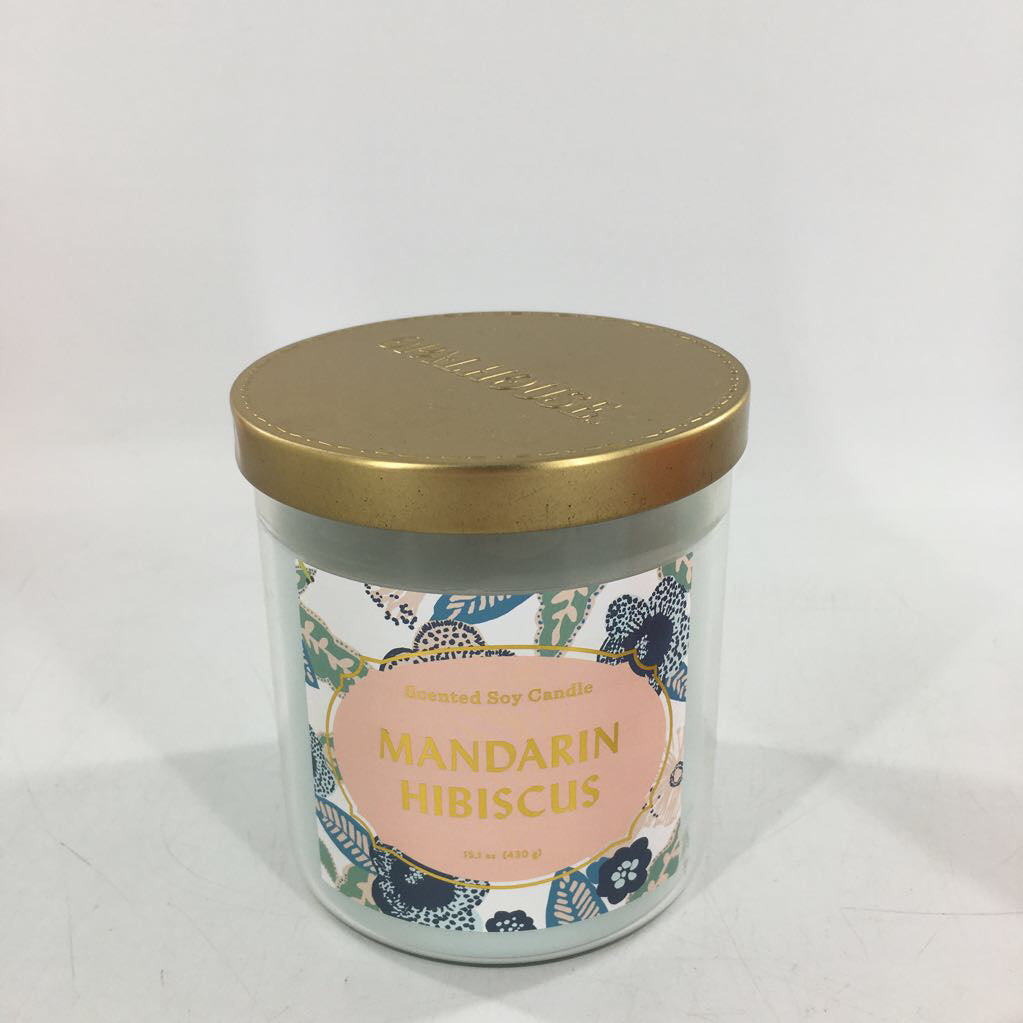 mandarin hibiscus candle