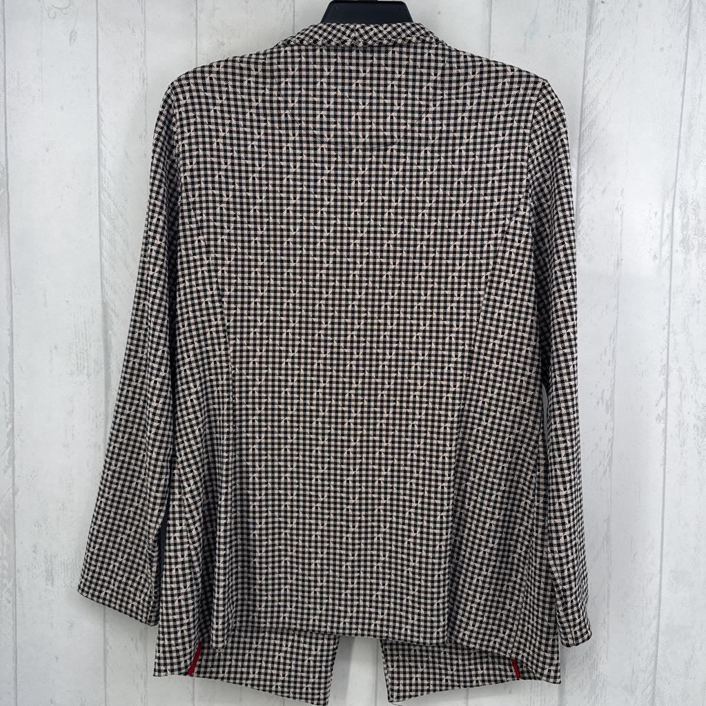16 checkered blazer