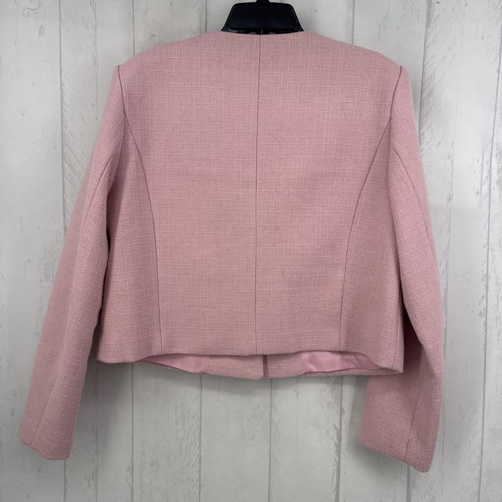XL tweed gold button blazer