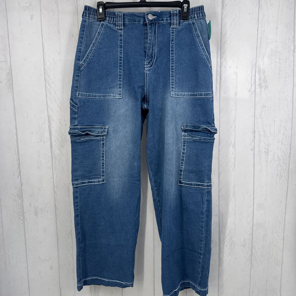 L cargo pocket jean